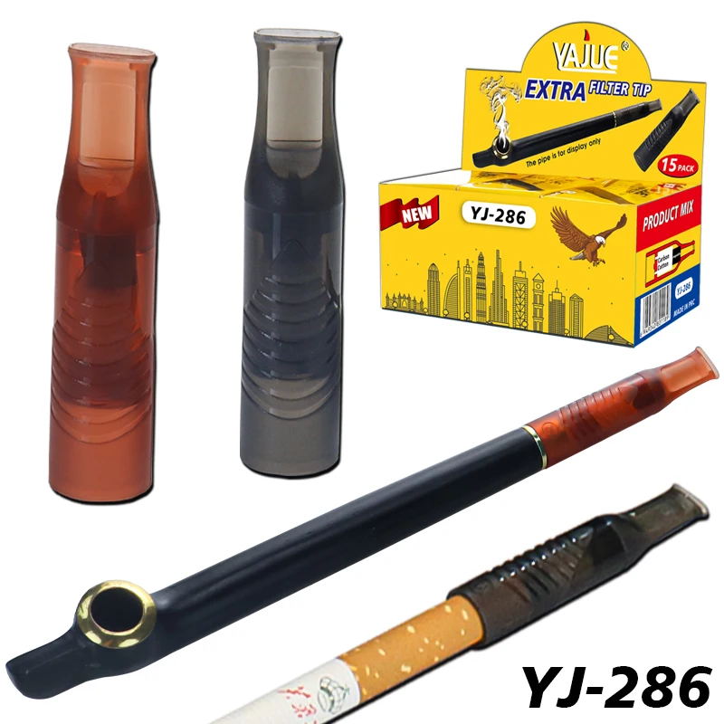 

10mm Men cigarette holder MINI Tobacco Pipe Cigarette Filters Men Cigarette Bulk Economy Pack (120pcs Per Pack) YJ-286