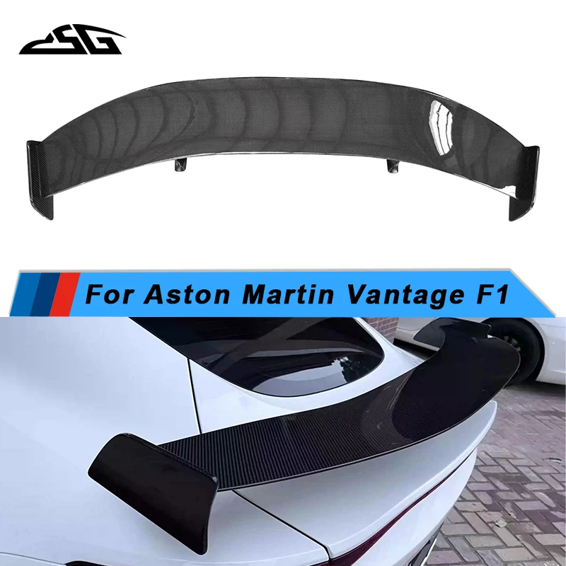 

Carbon Fiber Rear Trunk Lid For Aston Martin Vantage F1 2018+ Rear Spoiler Tail Wing Car Tail Fins Accessories