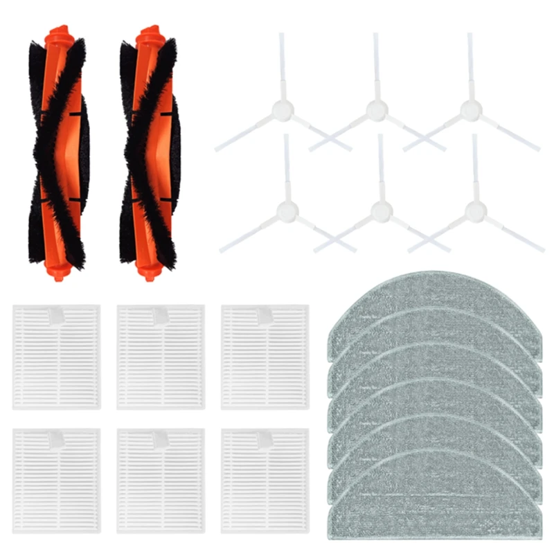 Main Brush Side Brush Mop Filter Dust Bag Spare Parts Accessories For Xiaomi E10 E12 B112 Robot Vacuum Cleaner
Main Brush Side Brush Mop Filter Dust Bag Spare Parts Accessories For Xiaomi E10 E12 B112 Robot Vacuum Cleaner