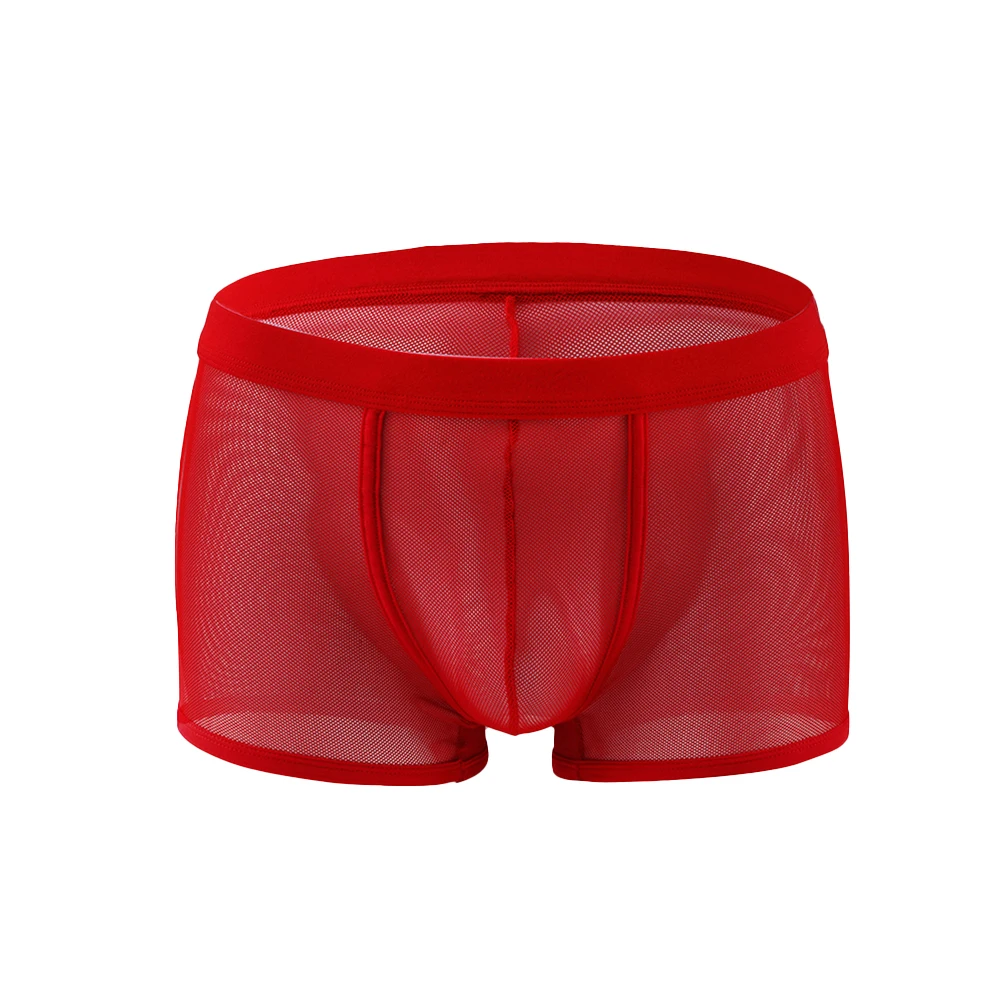 Sexy Men Sissy Mesh U-convex Boxer Briefs Ultra-Thin Low Rise Transparent Underwear Male Pouch Panties Breathable Boxer Shorts
Sexy Men Sissy Mesh U-convex Boxer Briefs Ultra-Thin Low Rise Transparent Underwear Male Pouch Panties Breathable Boxer Shorts