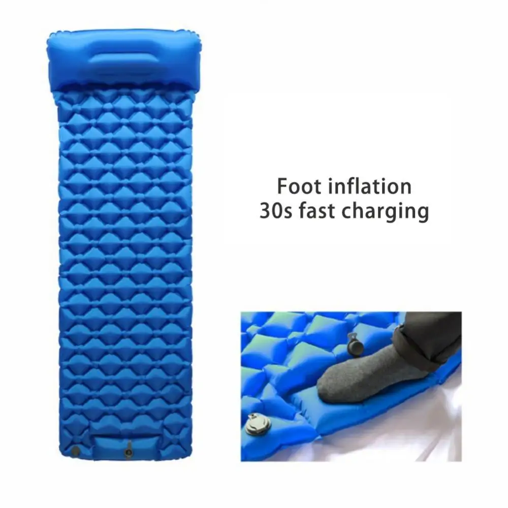 Outdoor Camping Inflatable Mattress Sleeping Pad With Pillows Ultralight Air Mat Built In Inflator Pump Hiking
Outdoor Camping Inflatable Mattress Sleeping Pad With Pillows Ultralight Air Mat Built In Inflator Pump Hiking