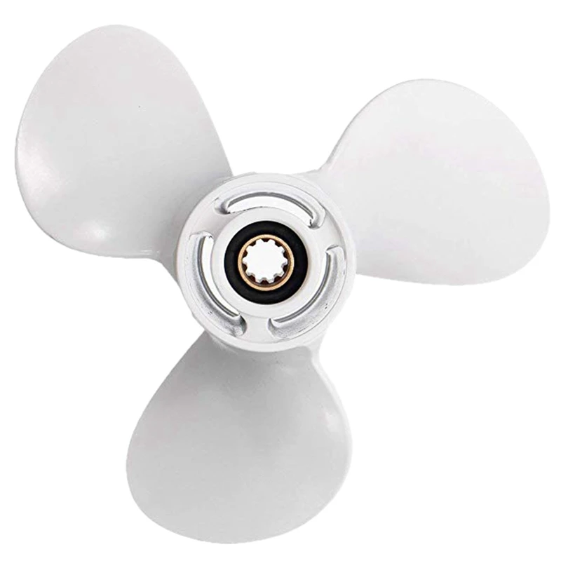 9-7/8 X 12 Marine Outboard Propeller Parts For Yamaha 20-30HP 664-45954-01-EL Aluminium Alloy Marine Propeller 10 Spline Tooth
9-7/8 X 12 Marine Outboard Propeller Parts For Yamaha 20-30HP 664-45954-01-EL Aluminium Alloy Marine Propeller 10 Spline Tooth