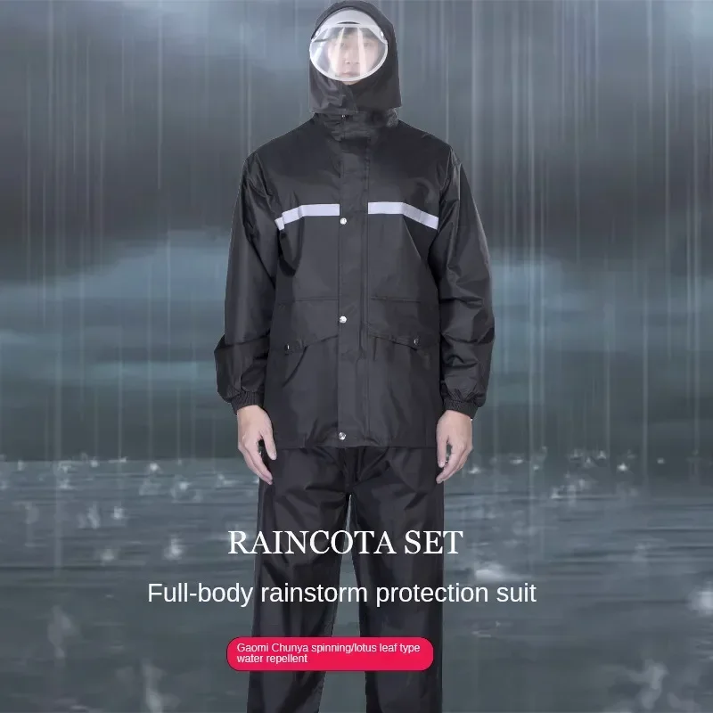 Raincoat and Rainpants Suit Full Body Rainstorm Prevention Electric Bicycle Motorcycle Takeaway Riding Reflective Split Raincoat
Raincoat and Rainpants Suit Full Body Rainstorm Prevention Electric Bicycle Motorcycle Takeaway Riding Reflective Split Raincoat