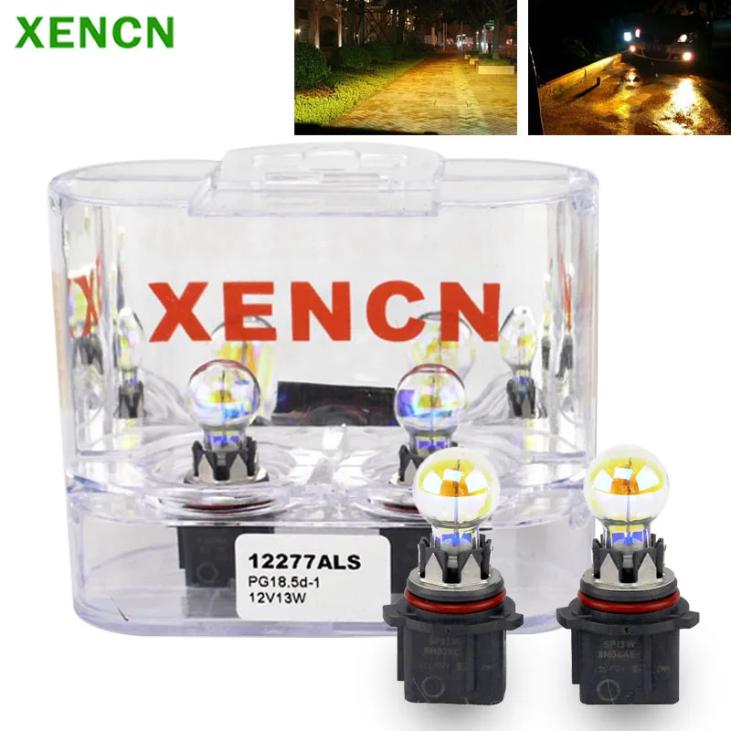 

XENCN 12277 PG18.5D-1 P13W 2300K Golden Eyes Super Yellow Light Car Bulbs Germany Quality Fog Halogen Lamp 12V Free Shipping