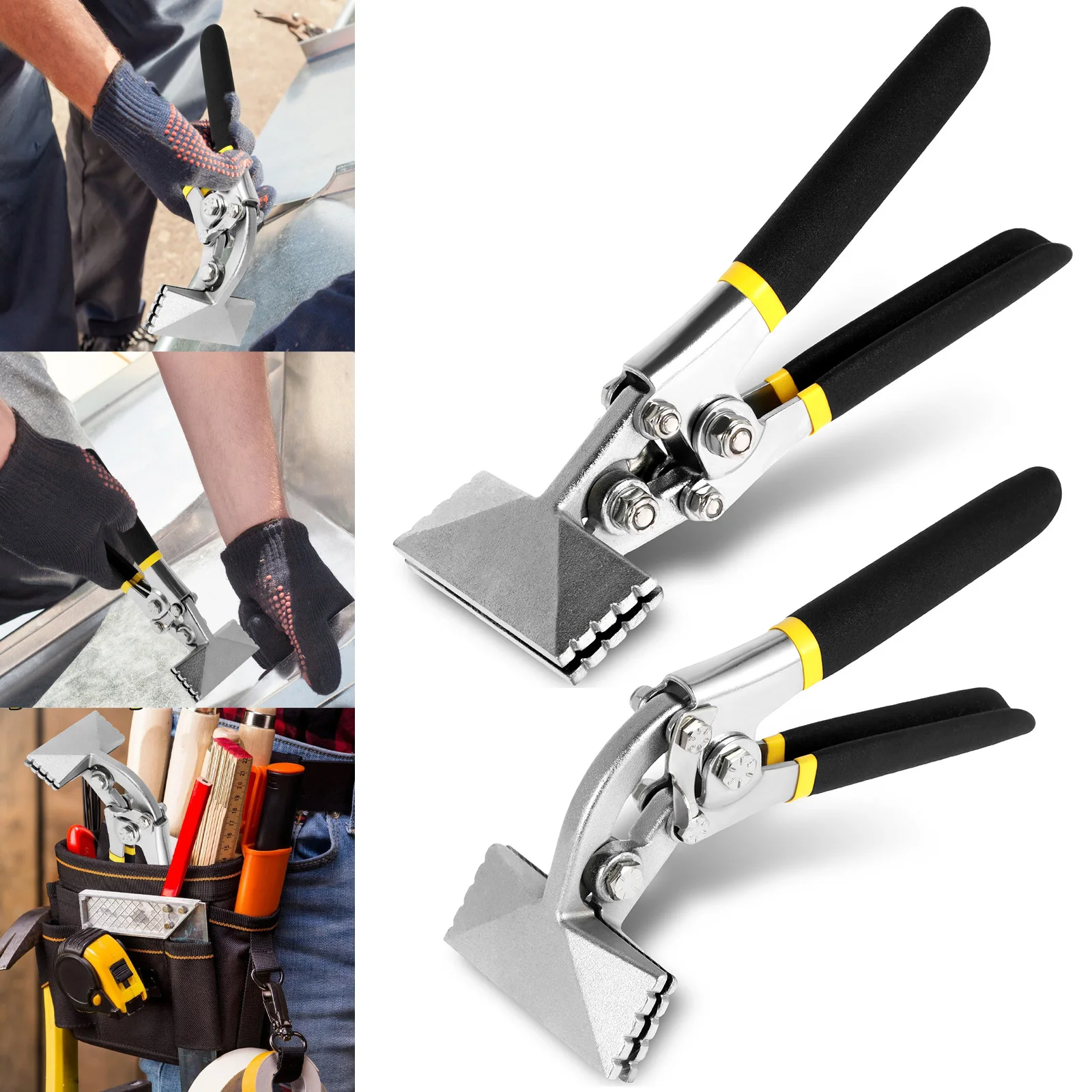 Sheet Metal Bender 3inch Alloy Steel Sheet Metal Hand Seamer Straight Jaw Metal Bending Tool Portable Metal Flattening Pliers
Sheet Metal Bender 3inch Alloy Steel Sheet Metal Hand Seamer Straight Jaw Metal Bending Tool Portable Metal Flattening Pliers