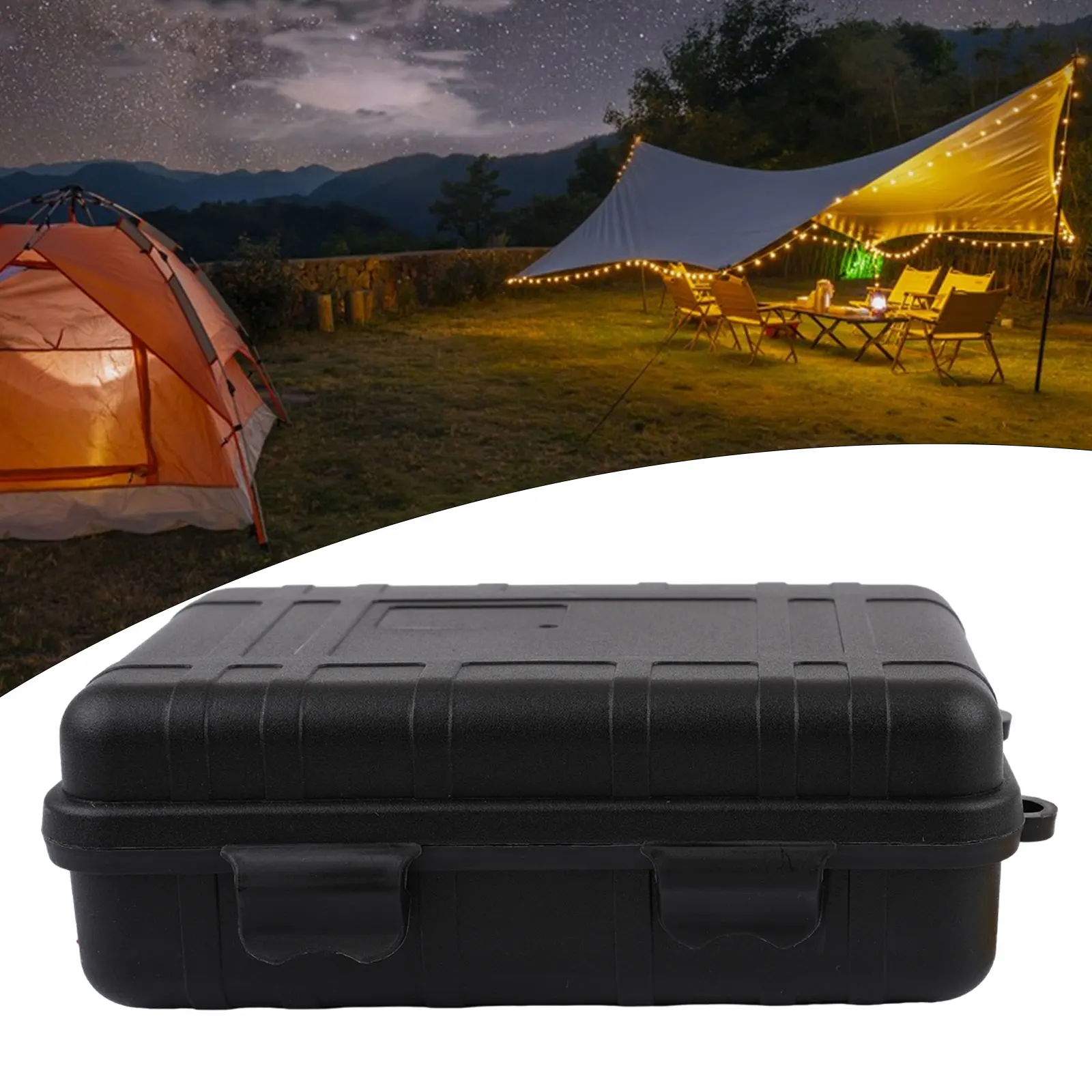 

Waterproof Outdoor Camping EDC-Survival Container Storage Case Box Tacticals Defense Equipment First Aid SOS For Wilderness Adve