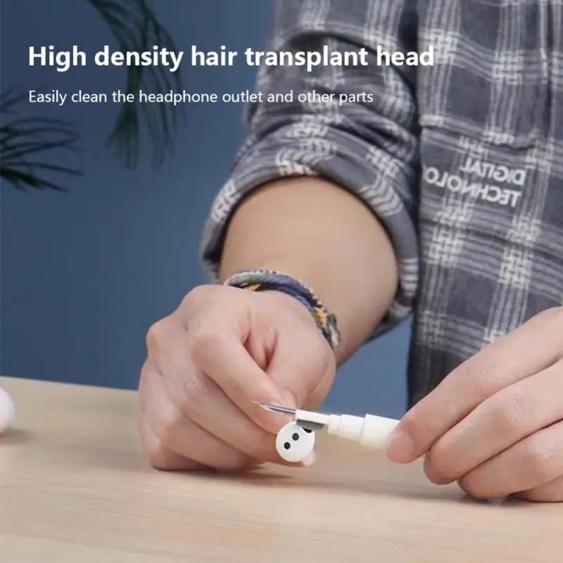 Headset Cleaning Pen With Metal Nib Durable Four In One Multifunctional Multi Purpose Brush High-density Fluff Compact
Headset Cleaning Pen With Metal Nib Durable Four In One Multifunctional Multi Purpose Brush High-density Fluff Compact