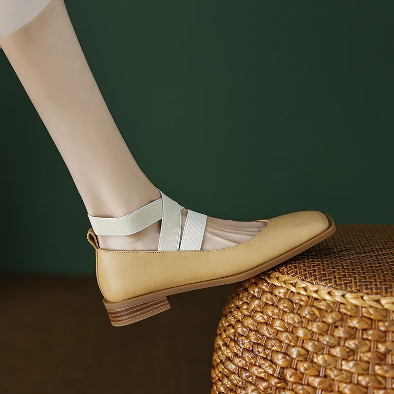 2023 new spring women pumps natural leather 22-24.5cm length cowhide+pigskin square toe cross-tied Mary Jane shoes fashion shoes
2023 new spring women pumps natural leather 22-24.5cm length cowhide+pigskin square toe cross-tied Mary Jane shoes fashion shoes