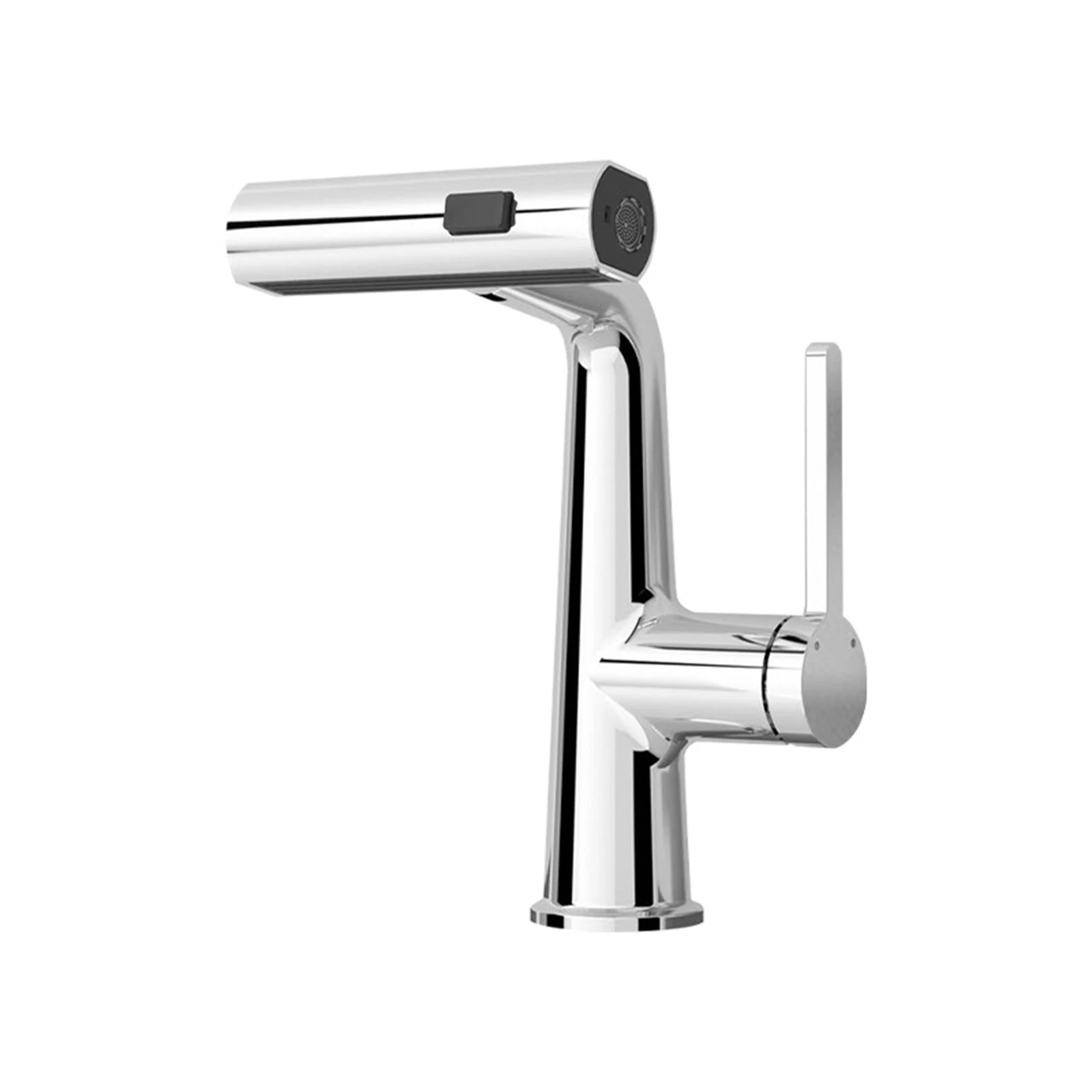 

Gray Brushed Nickle Kitchen Faucets Pull Out Rotation Waterfall Stream Sprayer Head Sink Mixer Water Tap Accessorie