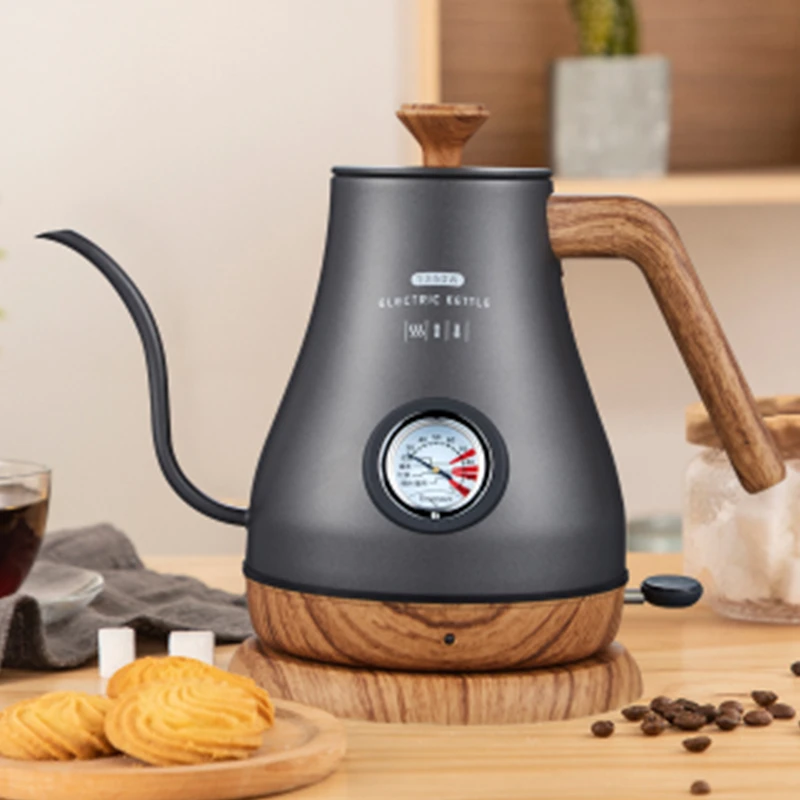 Long mouth electric kettle electric tea kettle kettle temperature display thin mouth electric kettle hand-brewed coffee pot
Long mouth electric kettle electric tea kettle kettle temperature display thin mouth electric kettle hand-brewed coffee pot