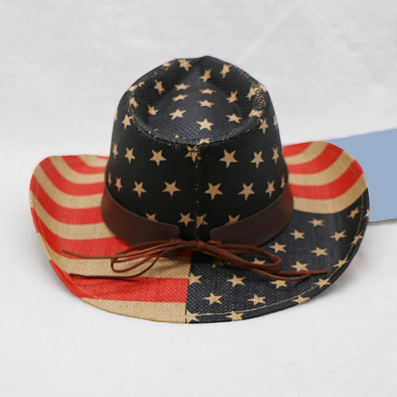 Goocheer Men’s Cowboy Hat Vintage Wide Brim Stars and Stripes Patriotic Hat Summer Western Hat
Goocheer Men’s Cowboy Hat Vintage Wide Brim Stars and Stripes Patriotic Hat Summer Western Hat