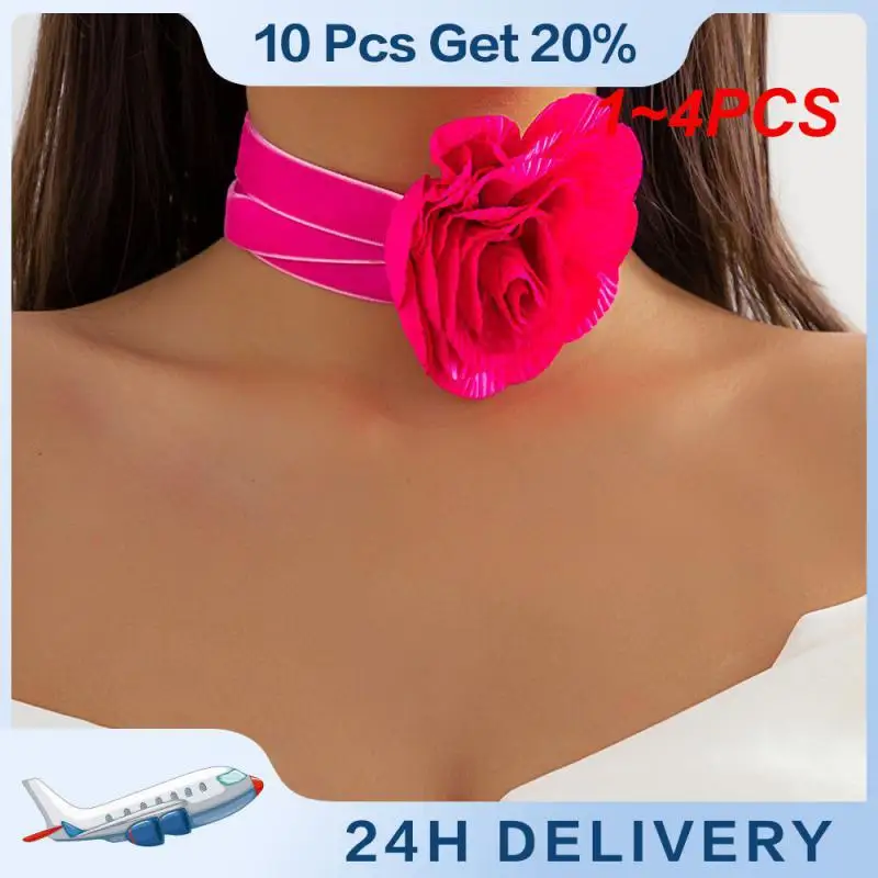 1~4PCS Rose Creative Elegant Floral Choker Necklace Choker Fashionable Jewelry Popular Fashion Accessory Floral Cross-border
1~4PCS Rose Creative Elegant Floral Choker Necklace Choker Fashionable Jewelry Popular Fashion Accessory Floral Cross-border