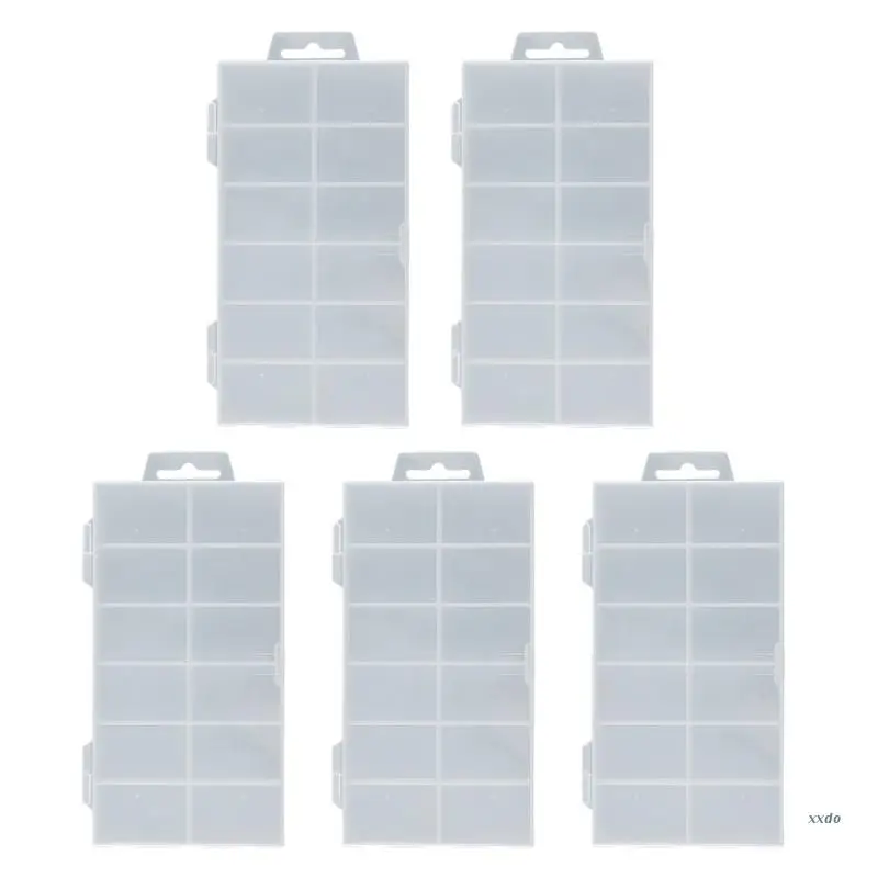 12 Space Transparent False Nail Art Tips Storage Box Nail for rhinestone Glitter Storage for CASE Container Nail Art Tools
12 Space Transparent False Nail Art Tips Storage Box Nail for rhinestone Glitter Storage for CASE Container Nail Art Tools
