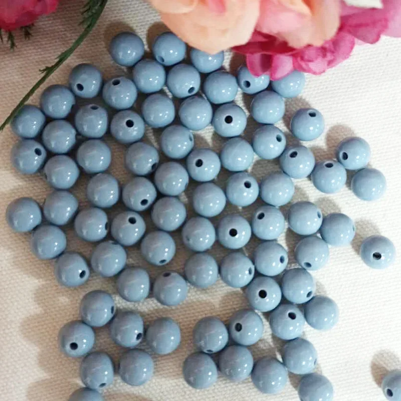 10mm acrylic solid color round bead gray blue Pulan net red same type hook bag beading material 500g
10mm acrylic solid color round bead gray blue Pulan net red same type hook bag beading material 500g