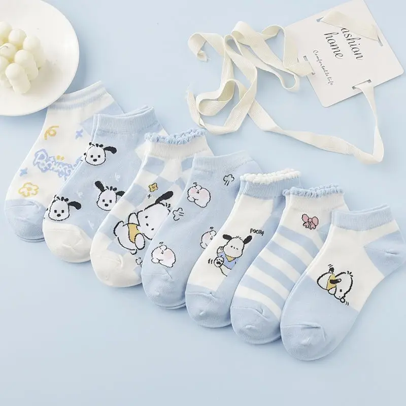 Miniso Sanrio Cartoon Cotton Socks Kawaii Hello Kitty Anime Print Short Socks Girl Trend Versatile Student Leisure Sports Anklet
Miniso Sanrio Cartoon Cotton Socks Kawaii Hello Kitty Anime Print Short Socks Girl Trend Versatile Student Leisure Sports Anklet
