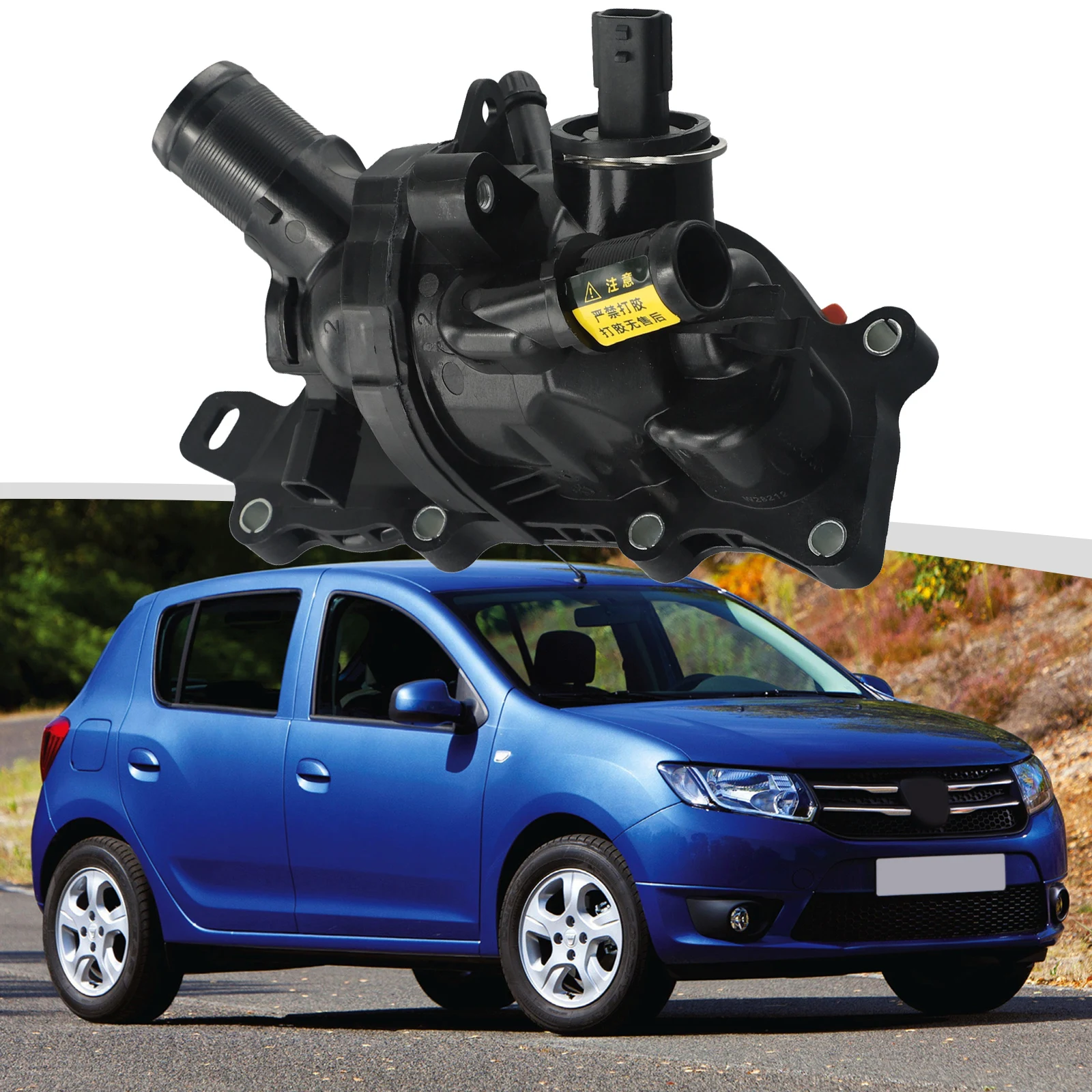 Housing Thermostat Housing 110600260R 2822033000 1PC Black Plug And Play Replacement For MERCEDES M282.914/1.3T
Housing Thermostat Housing 110600260R 2822033000 1PC Black Plug And Play Replacement For MERCEDES M282.914/1.3T