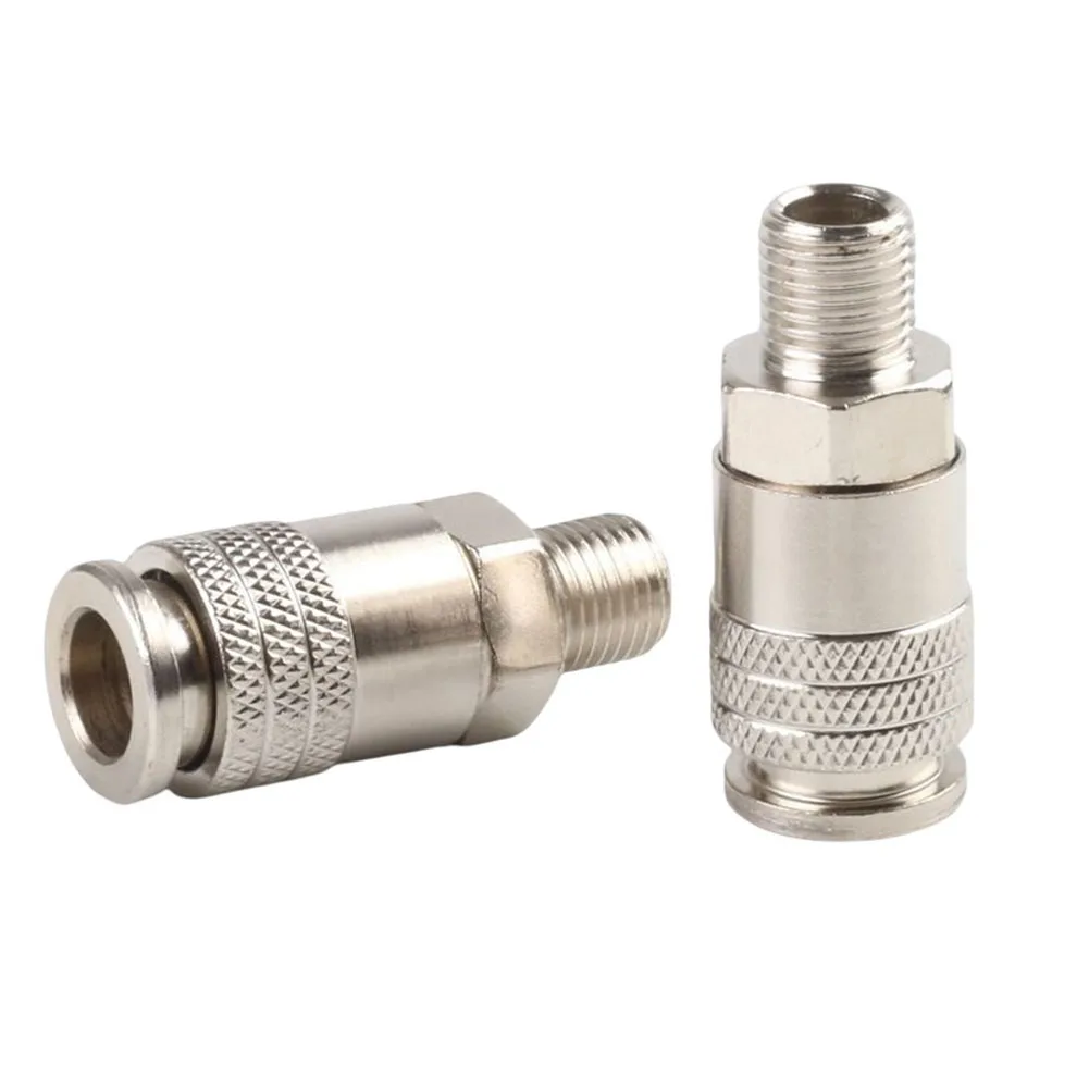 Connector Pneumatic Fitting Parts Quick Connector Replacement Spare 12.5mm Metal 2pcs 53mm Accessories EU Standard
Connector Pneumatic Fitting Parts Quick Connector Replacement Spare 12.5mm Metal 2pcs 53mm Accessories EU Standard