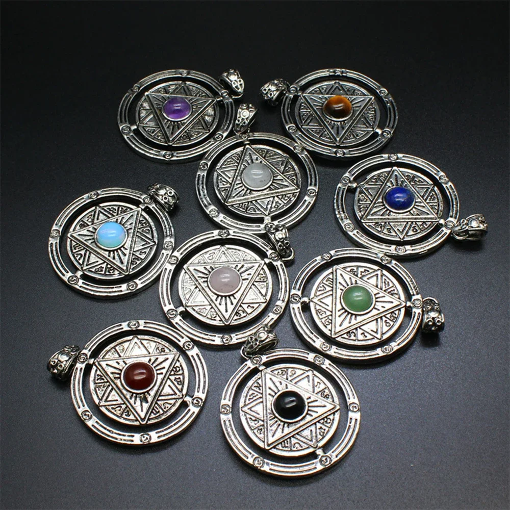 Mineraali Rotatable Six Pointed Star Natural Gems Pendant Reiki Crystal Tiger Eye Amethyst Healing Quartz Necklaces Jewelry Gift
Mineraali Rotatable Six Pointed Star Natural Gems Pendant Reiki Crystal Tiger Eye Amethyst Healing Quartz Necklaces Jewelry Gift