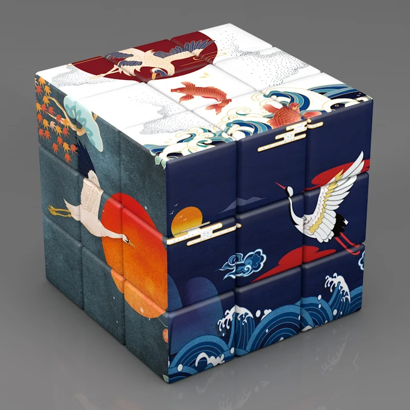 National Style Retro Crane Creative Third-Order Magic Cubes Children's Puzzle Magic Cube Toy Personalized Custom Magic Cubes
National Style Retro Crane Creative Third-Order Magic Cubes Children's Puzzle Magic Cube Toy Personalized Custom Magic Cubes