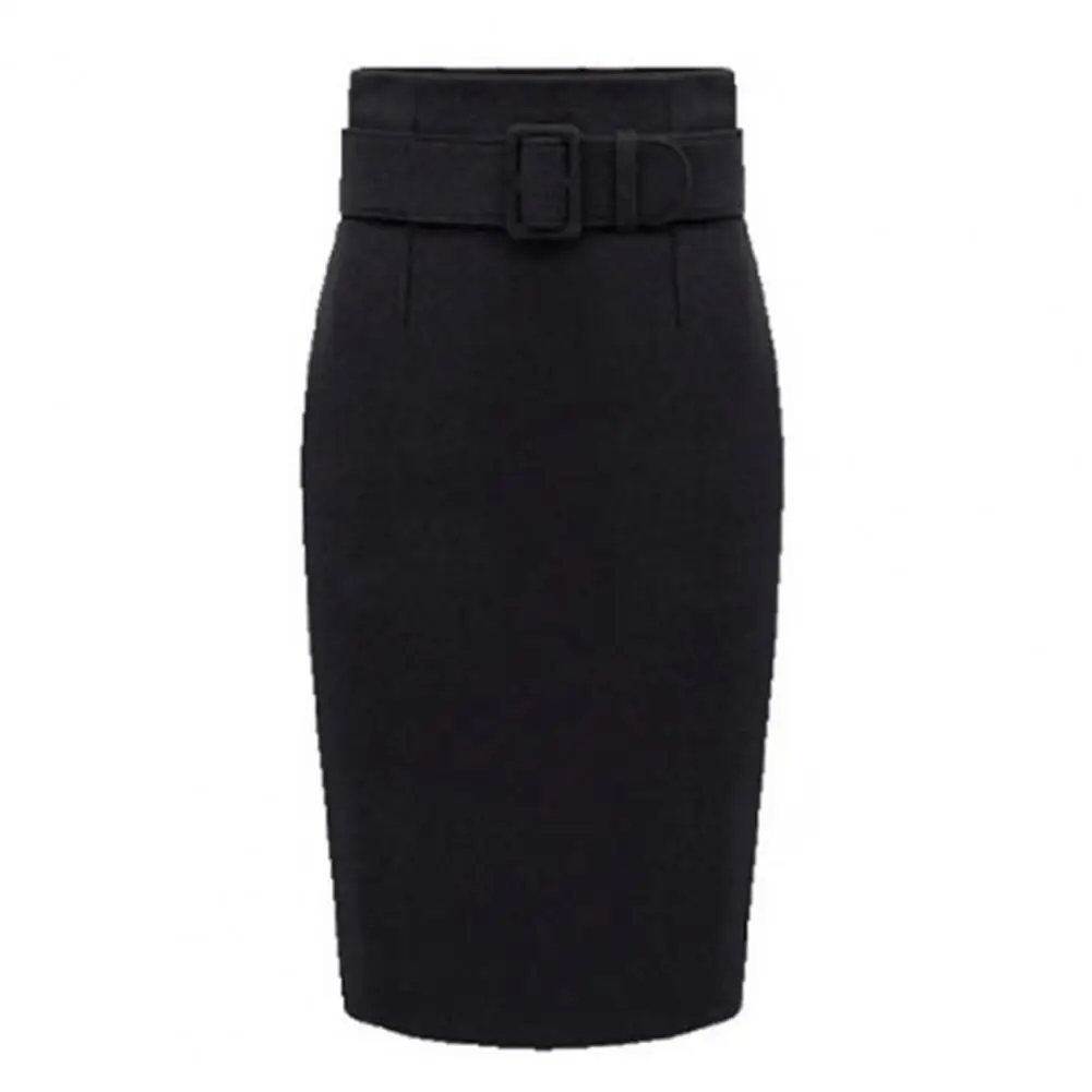 High-waist Skirt High Waist Slim Fit Women's Fall Winter Midi Skirt Solid Color Knee Length Sheath Tight Waist Warm for Cold
High-waist Skirt High Waist Slim Fit Women's Fall Winter Midi Skirt Solid Color Knee Length Sheath Tight Waist Warm for Cold