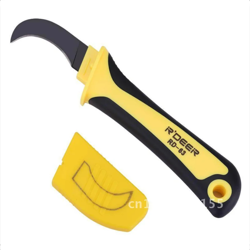 Blade Insulated Handle Stainless Steel Wire Stripper Electrician Tools Cable Stripper K-nife
Blade Insulated Handle Stainless Steel Wire Stripper Electrician Tools Cable Stripper K-nife