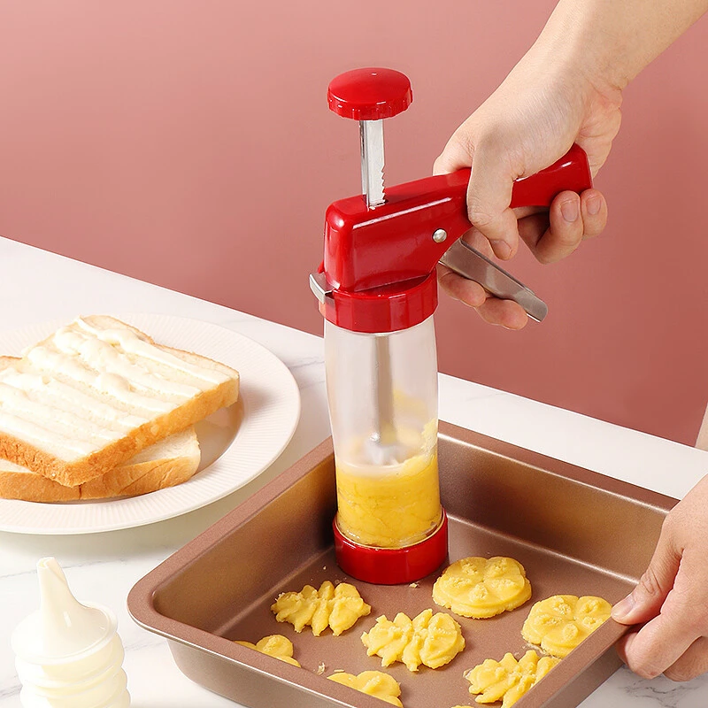 New Plastic Cookie Decorating Gun Sets Press Maker Cake Cream DIY Pastry Syringe Extruder Nozzles Kitchen Baking Tools
New Plastic Cookie Decorating Gun Sets Press Maker Cake Cream DIY Pastry Syringe Extruder Nozzles Kitchen Baking Tools