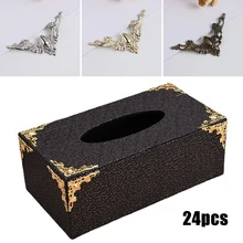 24pcs Antique Jewelry Box Corners Brackets Wine Case Book Scrapbook Frame Decorative Corner Edge Protector Guard
24pcs Antique Jewelry Box Corners Brackets Wine Case Book Scrapbook Frame Decorative Corner Edge Protector Guard