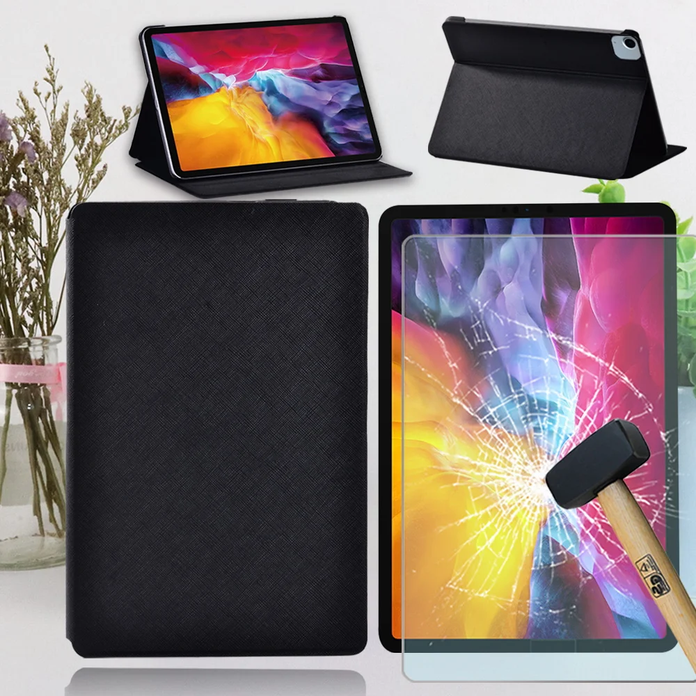Tablet Cover Case for Apple IPad Pro 11 2018 1st Gen/2020 2nd Gen/Air 4 10.9 2020 Pure Black Flip Shell + Screen Protector
Tablet Cover Case for Apple IPad Pro 11 2018 1st Gen/2020 2nd Gen/Air 4 10.9 2020 Pure Black Flip Shell + Screen Protector
