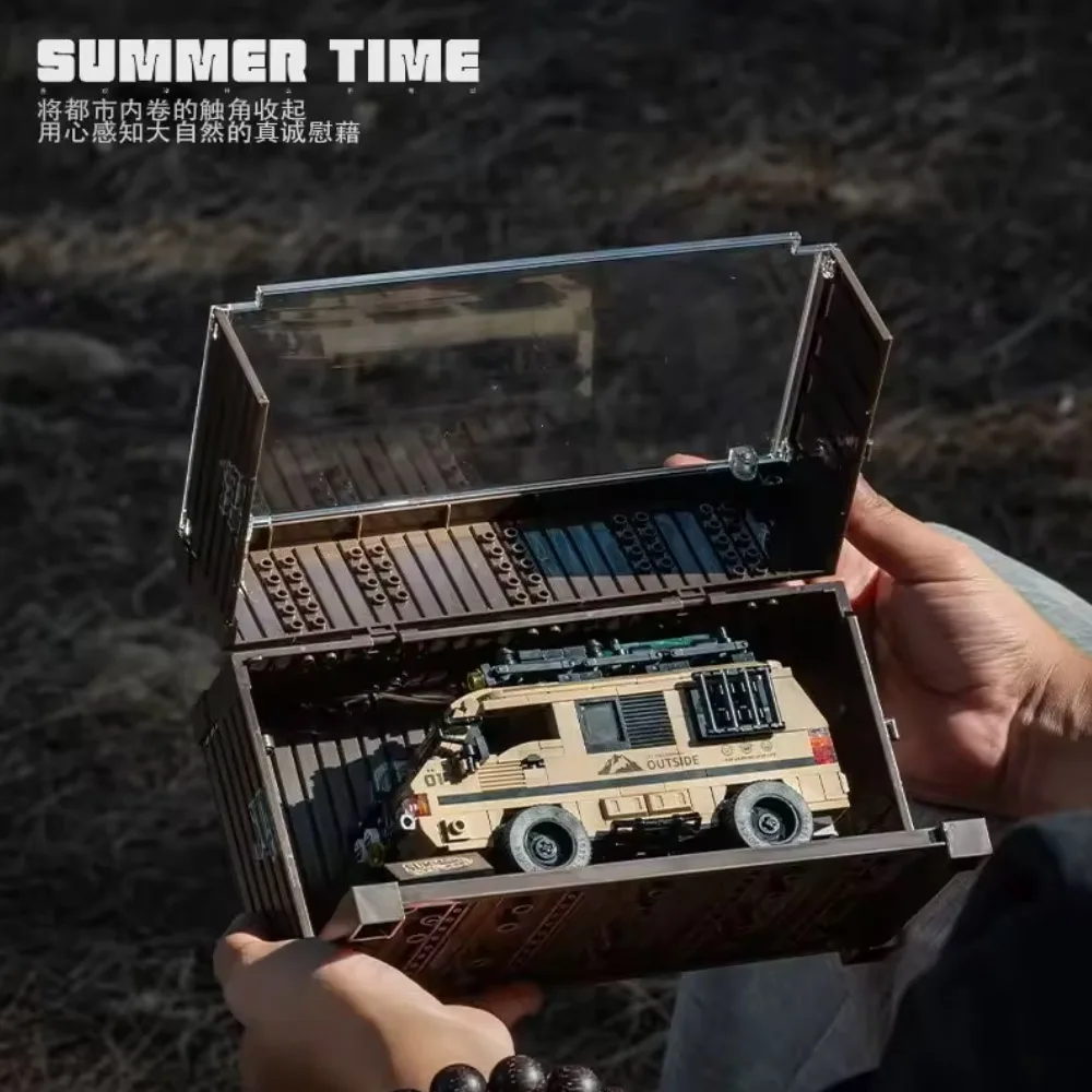 In stock 489PCS Camper Building Blocks City Passenger Truck Van Model Bricks Set with Display Box Kids Educational DIY Toy Gifts In stock 489PCS Camper Building Blocks City Passenger Truck Van Model Bricks Set with Display Box Kids Educational DIY Toy Gifts