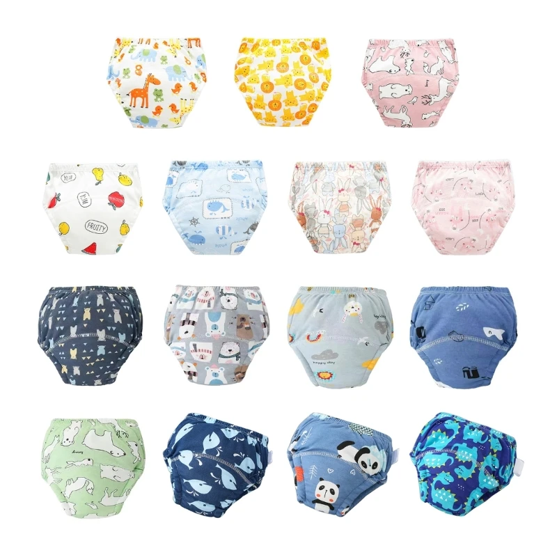 Toddlers Diaper Pants Baby Washable Training Shorts for Infant Printed Cloth Diapers Reusable Thick Layer Nappy Pants 69HE
Toddlers Diaper Pants Baby Washable Training Shorts for Infant Printed Cloth Diapers Reusable Thick Layer Nappy Pants 69HE