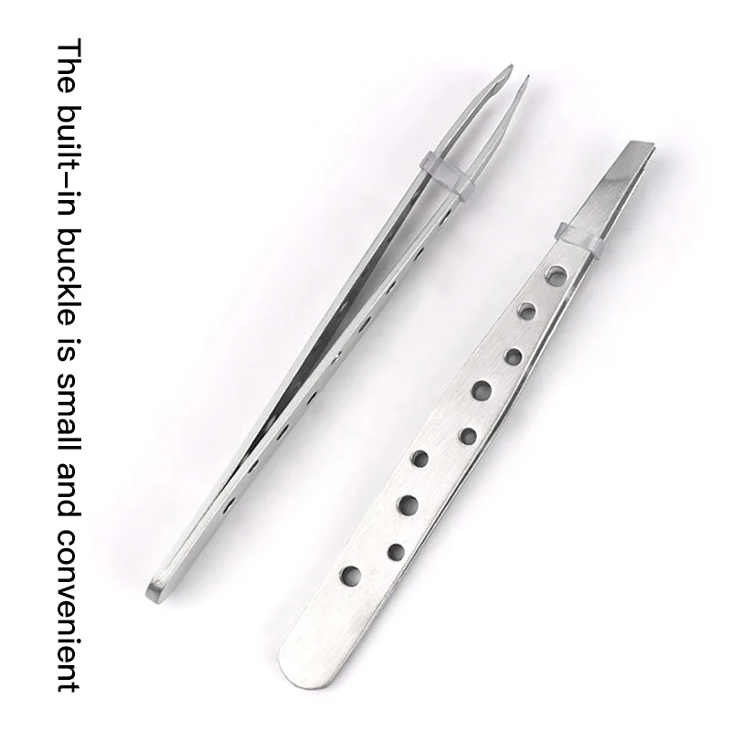 Stainless Steel Tweezers Durable Stainless Steel Convenient Electronic Pliers Clip High Precision Tweezers Nail Art Sharp
Stainless Steel Tweezers Durable Stainless Steel Convenient Electronic Pliers Clip High Precision Tweezers Nail Art Sharp