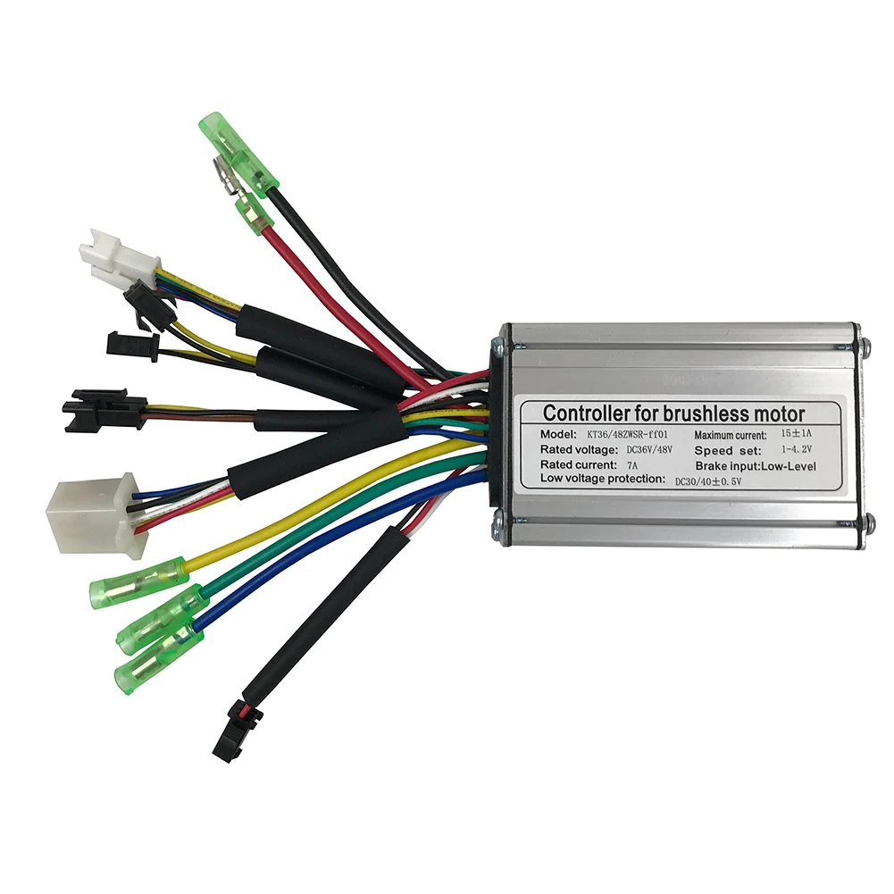 Replacement Controller KT-15A Parts SM interface 250W 7A Controller DC36V/48V Electric Bicycle For 250W Brushless Motor Ebike
Replacement Controller KT-15A Parts SM interface 250W 7A Controller DC36V/48V Electric Bicycle For 250W Brushless Motor Ebike