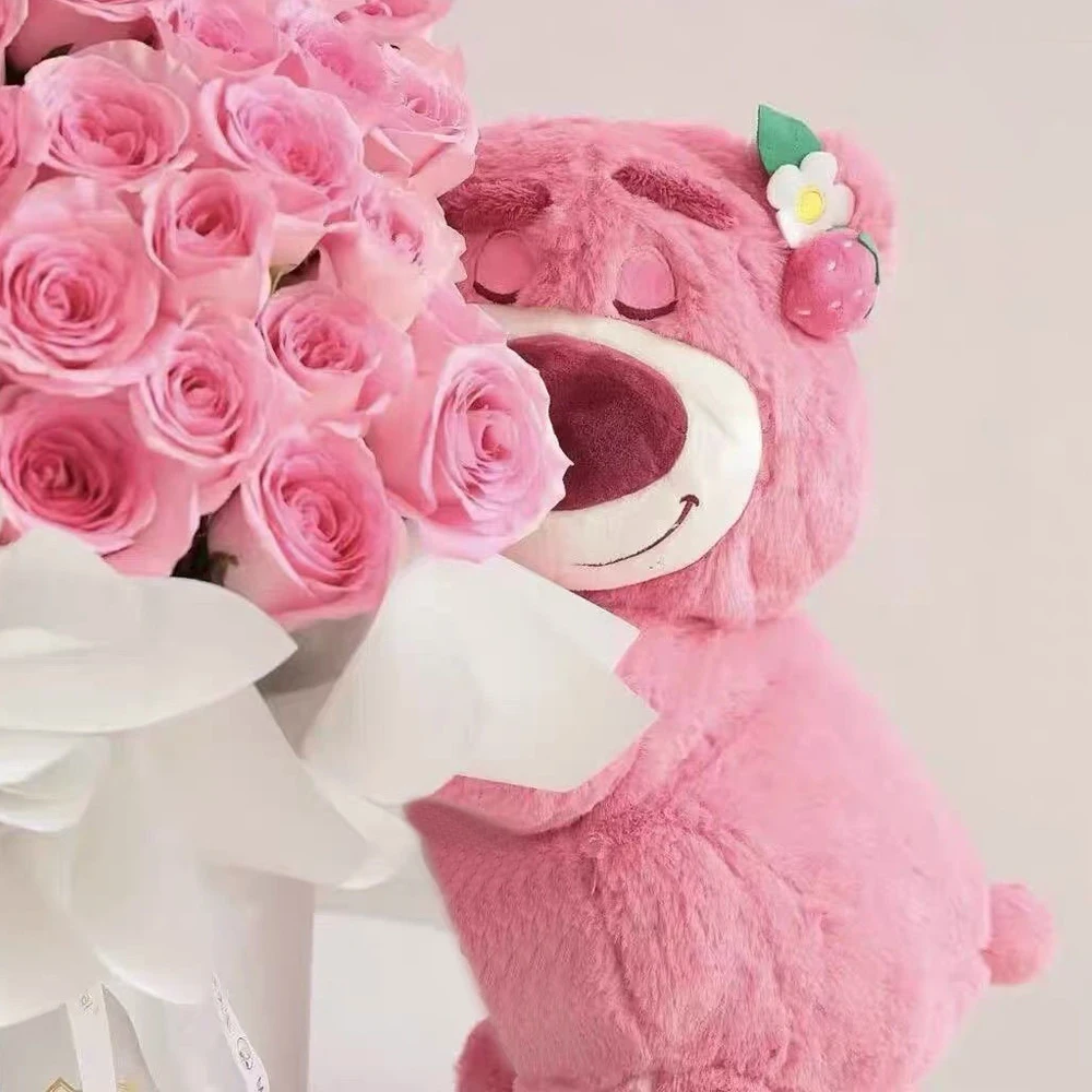 Toy Story Lotso Cute Bear Strawberry Sofa Plush Pillow Stuffed Toys Children Girls Friends Festivals Birthday Gift Toy Story Lotso Cute Bear Strawberry Sofa Plush Pillow Stuffed Toys Children Girls Friends Festivals Birthday Gift