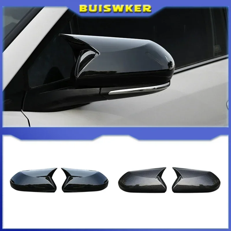 

Fit For Toyota C-HR CHR 2018 2pcs ABS Carbon Fiber Style Car Rearview Wing Mirror Cover Trim Decorative Accessories Car Styling