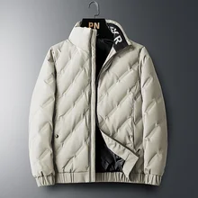 Winter down jacket new all-match tide brand warm and thickened cold and windproof jacket light men's clothing
Winter down jacket new all-match tide brand warm and thickened cold and windproof jacket light men's clothing