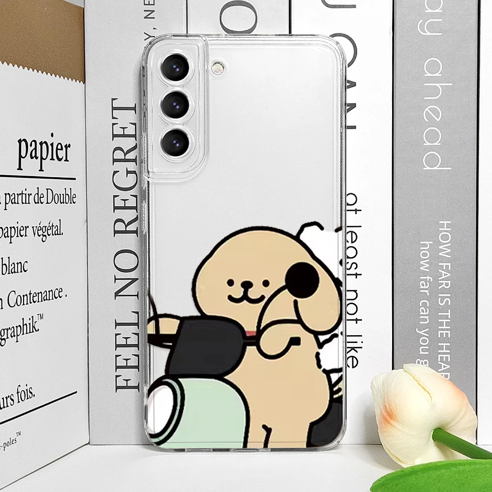 Funny Driving Dog Couples Clear Phone Case for Samsung A55 A54 A53 A51 A70 A32 A31 A13 5G Ultra Soft Cover Cartoon Animal Fundas Funny Driving Dog Couples Clear Phone Case for Samsung A55 A54 A53 A51 A70 A32 A31 A13 5G Ultra Soft Cover Cartoon Animal Fundas