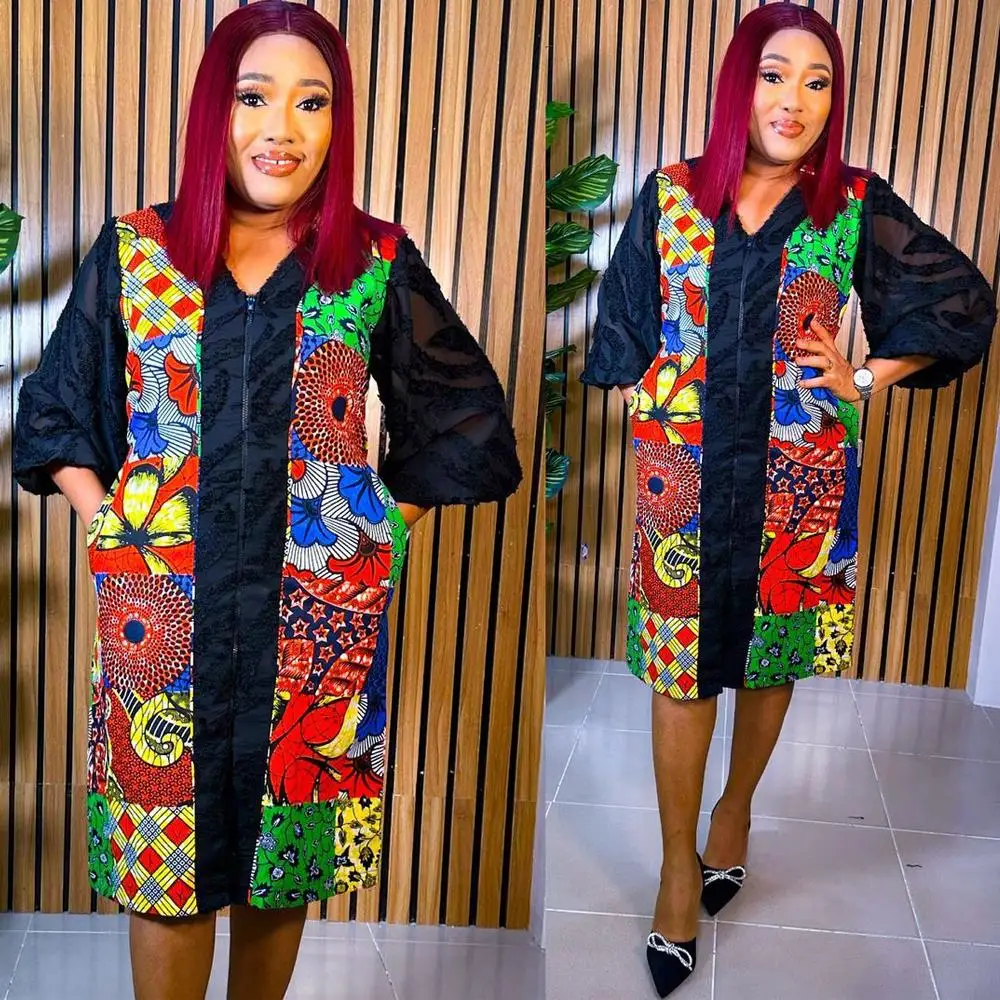 2023 Summer African Dresses For Women Traditional Wax Ankara Dashiki Print Nigerian Clothes Party Gown Plus Size Turkey Wears
2023 Summer African Dresses For Women Traditional Wax Ankara Dashiki Print Nigerian Clothes Party Gown Plus Size Turkey Wears