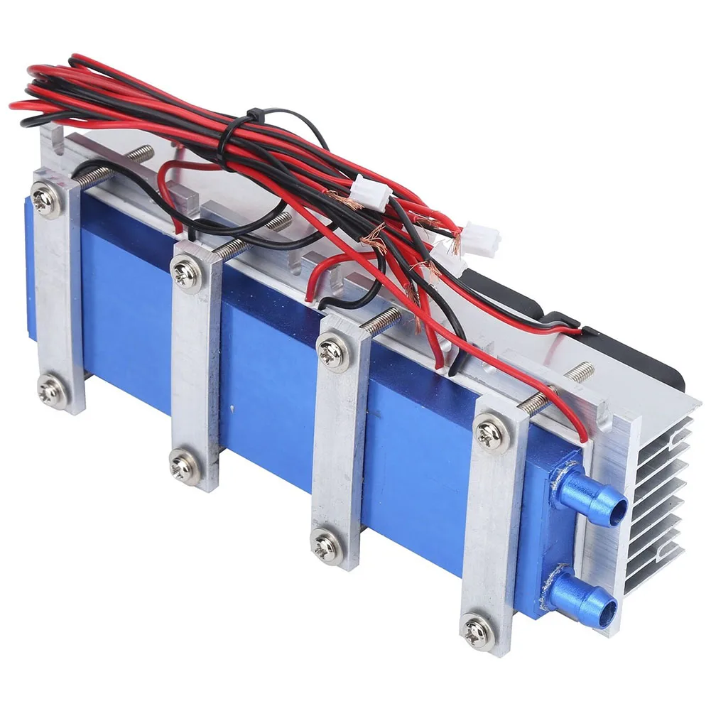 

4 Chip Refrigerator Thermoelectric Peltier Cooler Water Cooling Device 12V 288W Semiconductor Refrigerator Electronic Components