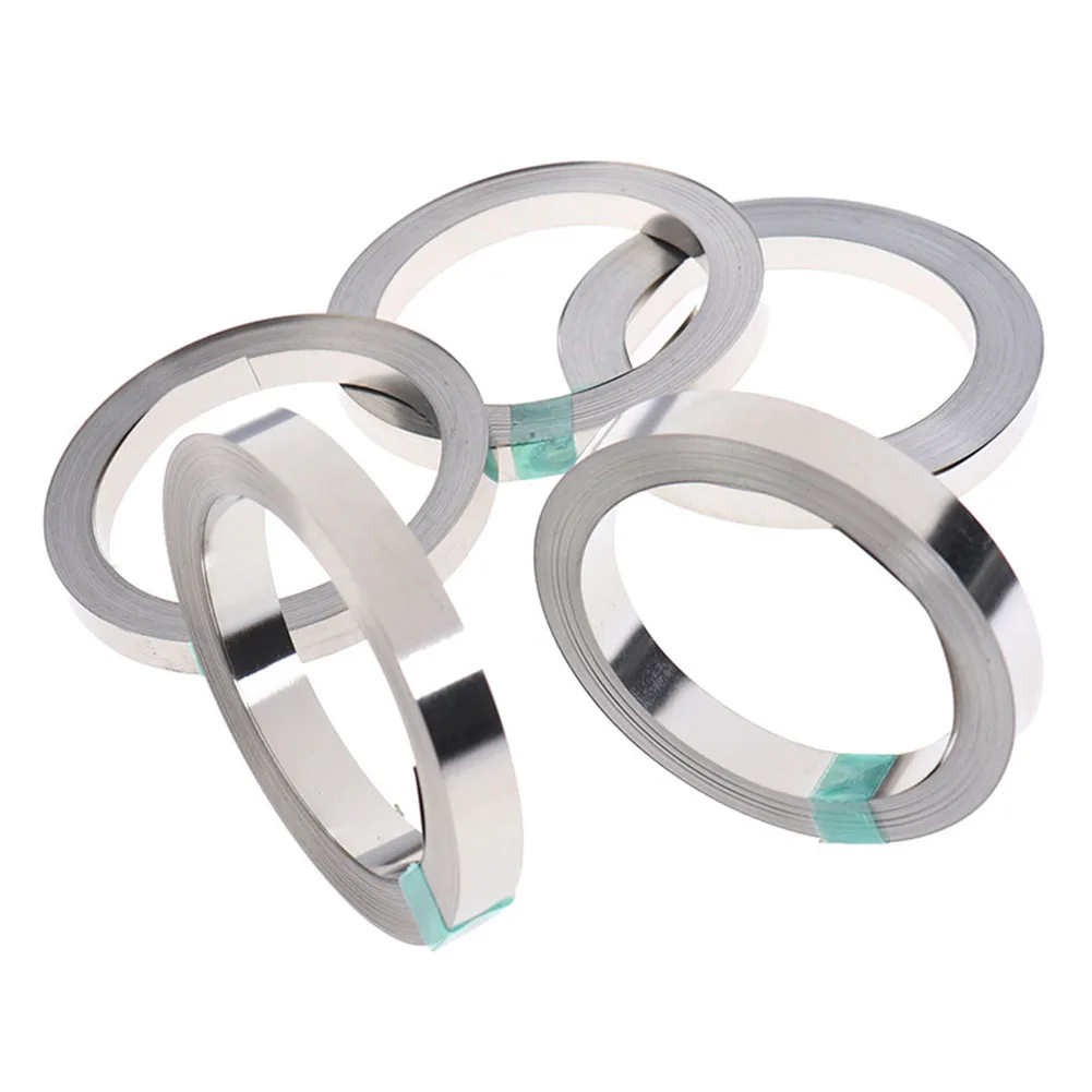 5M Nickel Strip Connector 0.2mmX10mm Good Ductility Silver Nickel-plate Strap Battery Spot Welding Soldering Tools Accessories
5M Nickel Strip Connector 0.2mmX10mm Good Ductility Silver Nickel-plate Strap Battery Spot Welding Soldering Tools Accessories