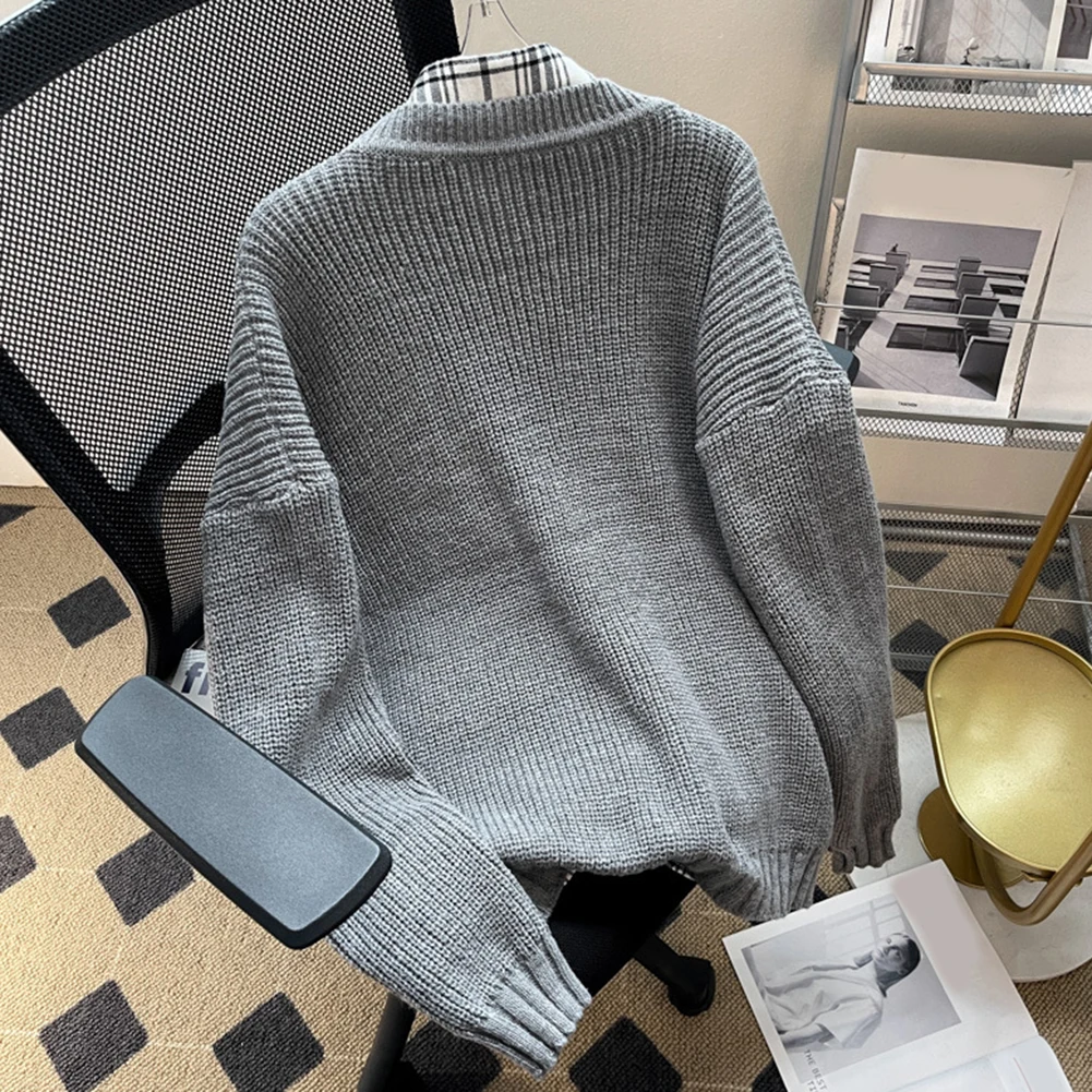 Mens Classic V-Neck Button-Up Grandad Cardigan Jumper Knitwear Knitted Sweaters Button Down Grey Warm Sweaters Tops
Mens Classic V-Neck Button-Up Grandad Cardigan Jumper Knitwear Knitted Sweaters Button Down Grey Warm Sweaters Tops