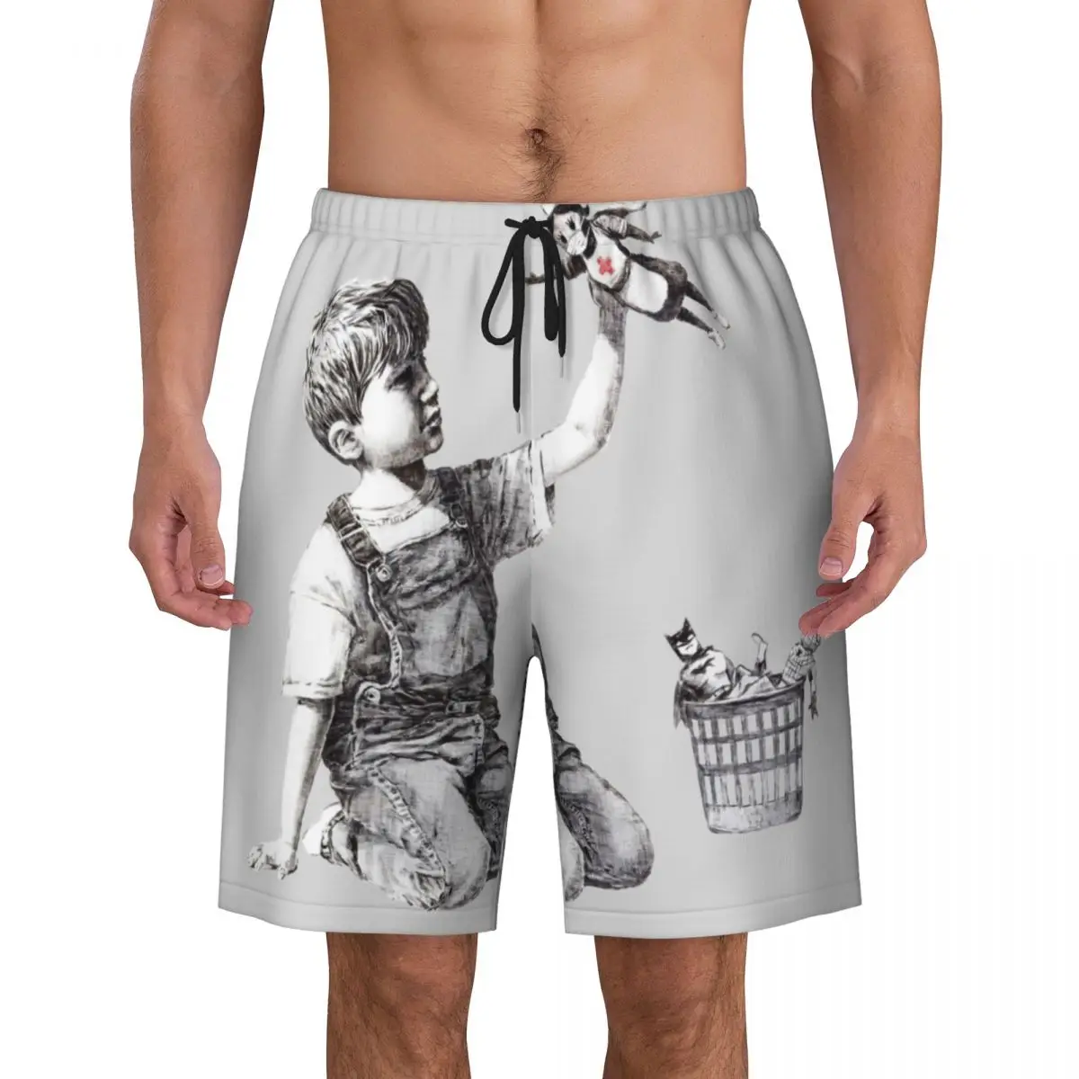 Game Changer Men Swim Trunks Swimwear Quick Dry Beach Board Shorts Banksy Street Graffiti Pop Art Swimming Boardshorts
Game Changer Men Swim Trunks Swimwear Quick Dry Beach Board Shorts Banksy Street Graffiti Pop Art Swimming Boardshorts