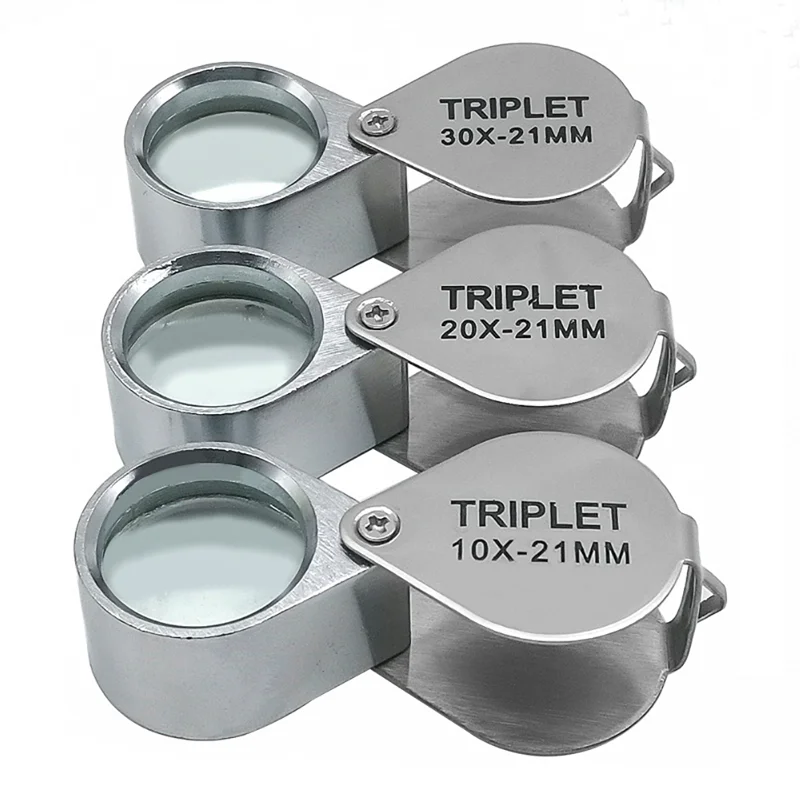 Metal Jewelry Magnifying Glass Jewelers Eye Tool Jewellery Folding Loupe Glass Lens Magnifying Triplet Glass Jewelry Diamond
Metal Jewelry Magnifying Glass Jewelers Eye Tool Jewellery Folding Loupe Glass Lens Magnifying Triplet Glass Jewelry Diamond
