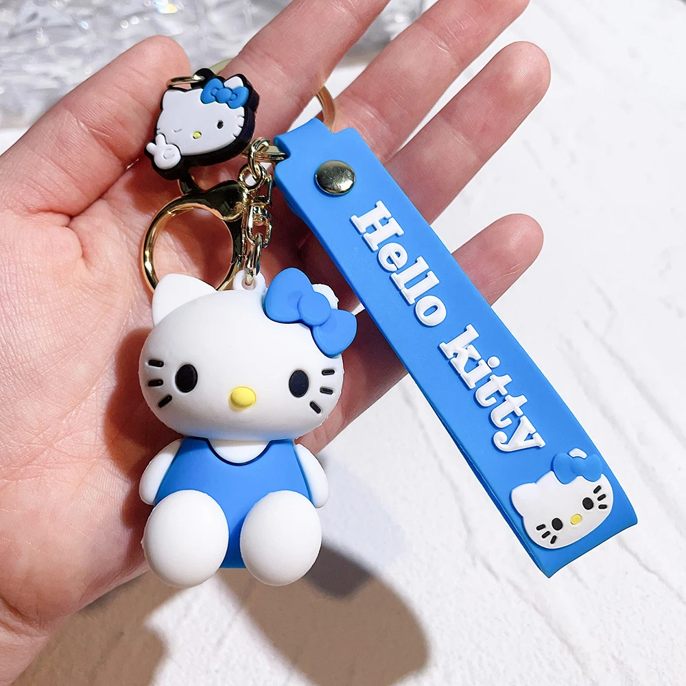 Hello Kitty Keychain Cartoon Doll Ornaments Sanrio Kawaii Kt Pvc Soft Rubber Child Bag Car Keyring Cosplay Accessories Gift Hello Kitty Keychain Cartoon Doll Ornaments Sanrio Kawaii Kt Pvc Soft Rubber Child Bag Car Keyring Cosplay Accessories Gift