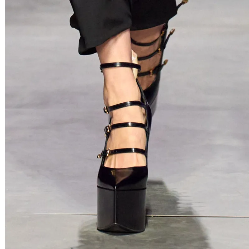 Mary Jane Spring and Summer New Women's Shoes Thick Sole Super High Heel Belt Buckle Party Fashion Banquet Women's Shoes
Mary Jane Spring and Summer New Women's Shoes Thick Sole Super High Heel Belt Buckle Party Fashion Banquet Women's Shoes