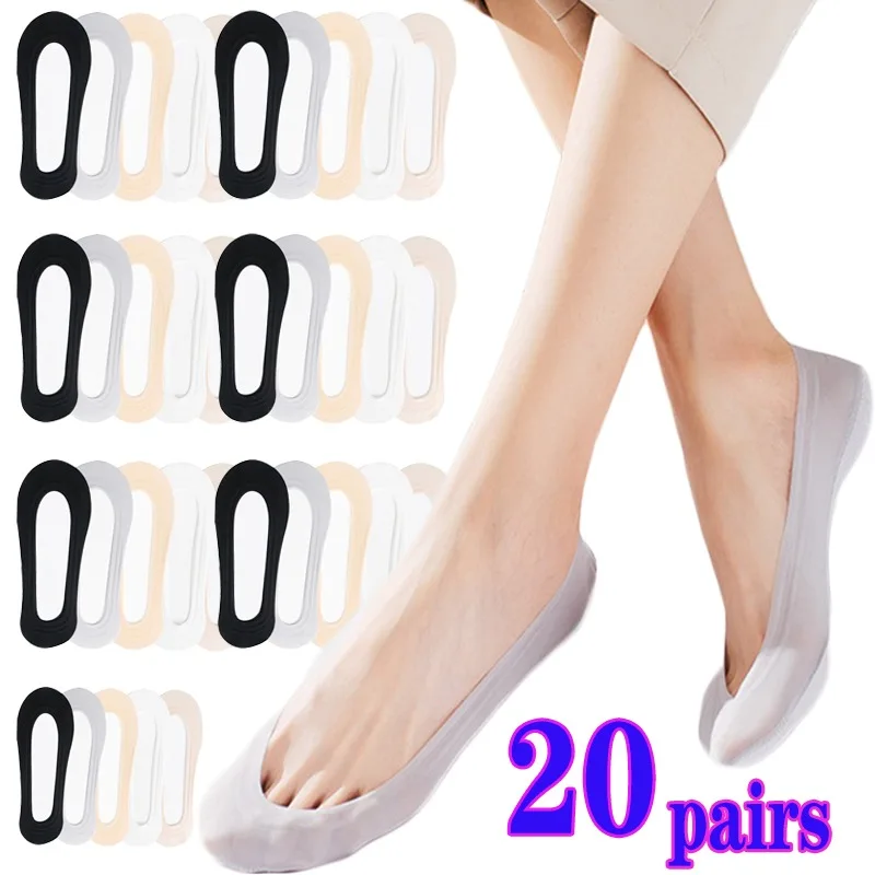 Носки женские нескользящие, дышащие сверхтонкие однотонные, из вискозы, с низким вырезом, летние повседневные, 20 пар
Носки женские нескользящие, дышащие сверхтонкие однотонные, из вискозы, с низким вырезом, летние повседневные, 20 пар