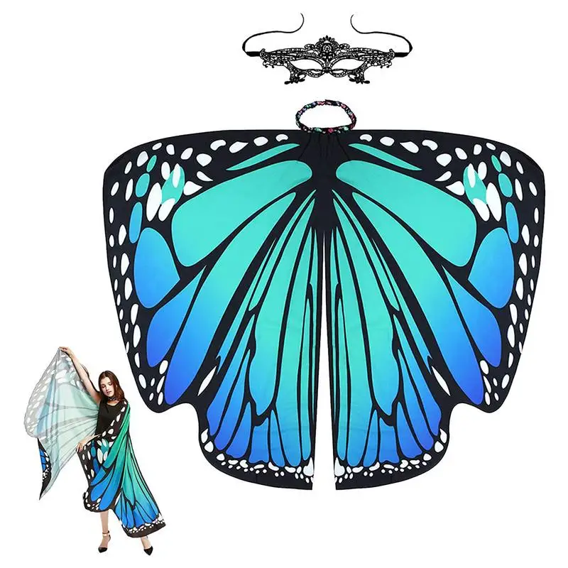 Women's Butterfly Cape Butterfly Wings Costume With Headband For Halloween Fancy Dress Party Cosplay Fairy Monarch Performance
Women's Butterfly Cape Butterfly Wings Costume With Headband For Halloween Fancy Dress Party Cosplay Fairy Monarch Performance