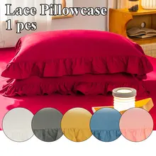 2Pcs White Pillowcase Bedding Cotton Solid Ruffle Pillow Sham Princess European Skin-friendly Pillow Cover Protector 48*74cm
2Pcs White Pillowcase Bedding Cotton Solid Ruffle Pillow Sham Princess European Skin-friendly Pillow Cover Protector 48*74cm