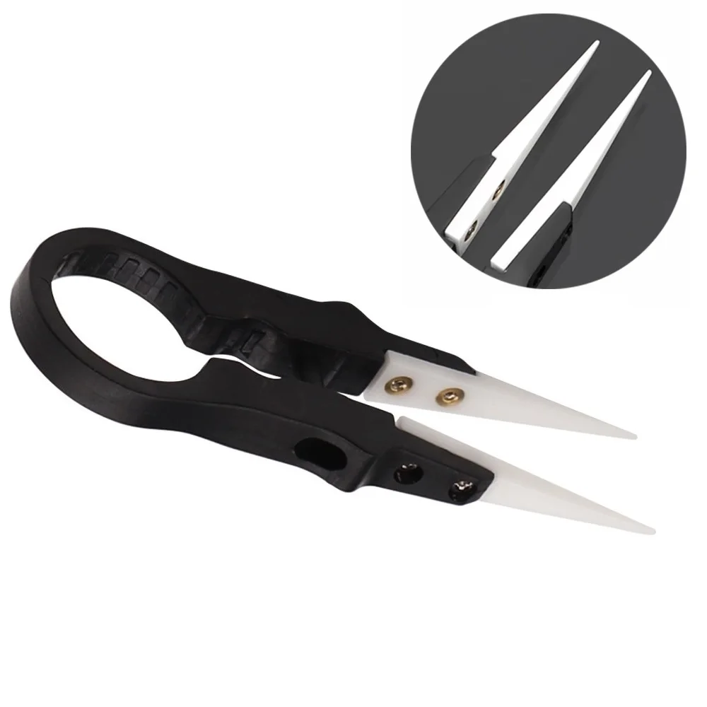 1 Pcs Multifunctional Tweezer Ceramic Insulation Head Forceps Anti-static Tweezer For Steam Vaper Repair Tools
1 Pcs Multifunctional Tweezer Ceramic Insulation Head Forceps Anti-static Tweezer For Steam Vaper Repair Tools