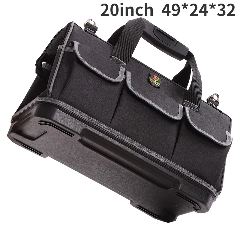 Plastic bottom Oxford cloth portable electric work bag waterproof hardware canvas bag multifunctional repair kit
Plastic bottom Oxford cloth portable electric work bag waterproof hardware canvas bag multifunctional repair kit