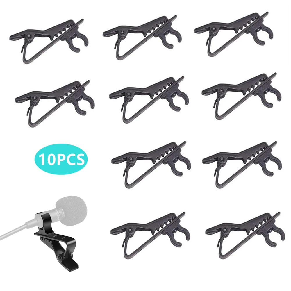 Microphone Clamp Lavalier Mic Clip Black Holder Lavalier Mic Clip Microphone Holder Protable Universal Universal Lightweight
Microphone Clamp Lavalier Mic Clip Black Holder Lavalier Mic Clip Microphone Holder Protable Universal Universal Lightweight